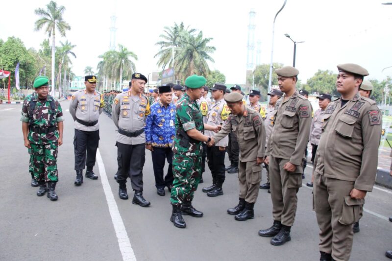 Jelang Pilkada Pj Walikota Tangerang Hadir Dalam Apel Gelar Pasukan