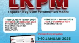 DPMPTSP Kota Tangerang Mengingatkan Penyampaian LKPM Periode Triwulan IV