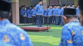Pj Wali Kota Tangerang Dr. Nurdin Pimpin Apel Terakhir.