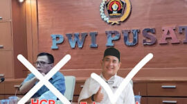 Zulmansyah Sekedang Tegaskan PWI Tetap Satu.