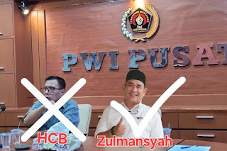 Zulmansyah Sekedang Tegaskan PWI Tetap Satu.