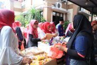 Memperingati HUT Kota Tangerang Ke 32 Kecamatan Cibodas Gelar Pasar Murah.