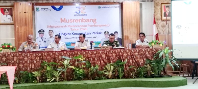 Musrenbang Kecamatan Periuk Wadahi Aspirasi Warga Rumuskan Pembangunan Lanjutan.