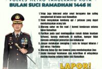 Selama Bulan Ramadhan 1446 H/2025, Warga Tangerang Diimbau Gelar Kegiatan Positif dan Produktif