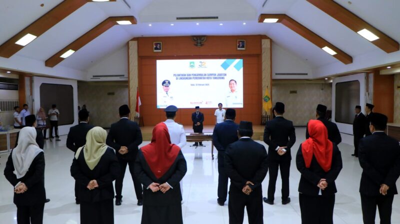 Pj Wali Kota Tangerang Kembali Lantik 14 Pejabat Baru