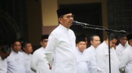 Sachrudin Walikota Tangerang Pimpin Apel Perdana