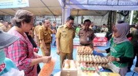 Wakil Walikota Tangerang Menghadiri Kegiatan Gerakan Pangan Murah di Kecamatan Periuk