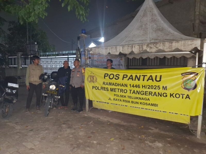 Polres Metro Tangerang Kota Tingkatkan Pengamanan Ramadhan dengan 23 Pos Pantau.