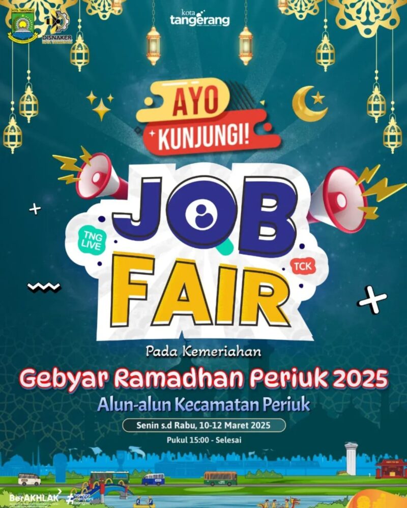 Pemkot Tangerang Gelar Job Fair, 74 Formasi Jabatan Tersedia untuk Warga Kota Tangerang,