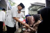 Wali Kota dan Wakil Wali Kota Tangerang Kompak Berbagi Santunan kepada Janda dan Anak Yatim.