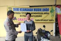 Polres Metro Tangerang Kota Terima Titipan Kendaraan untuk Mudik Lebaran.
