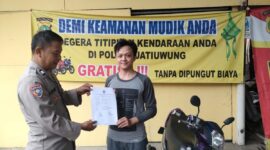 Polres Metro Tangerang Kota Terima Titipan Kendaraan untuk Mudik Lebaran.