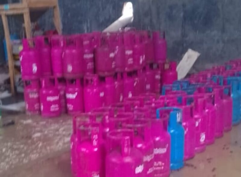 Pengoplosan Gas Subsidi Terbesar di Grebek Polres Bogor.