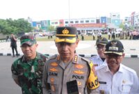 Ratusan Personil Gabungan Siap Amankan Malam Takbir dan Shalat Eid di Tangerang.