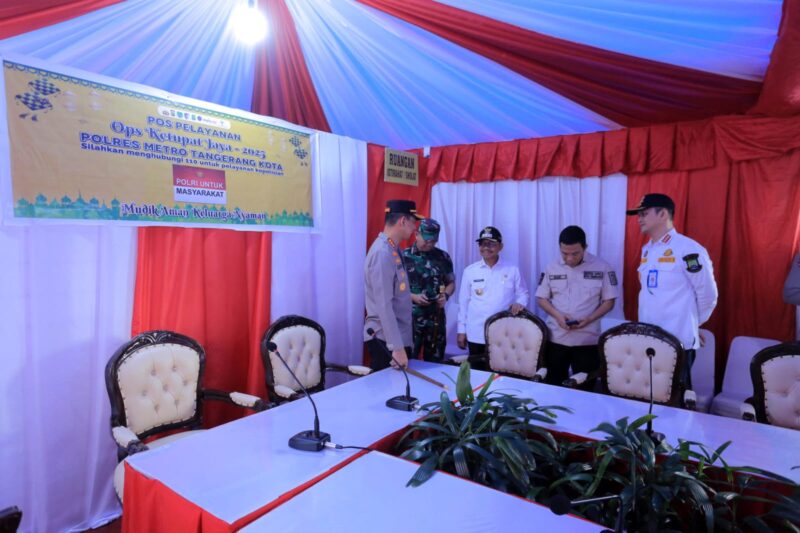 Wali Kota Tangerang Monitoring Malam Idul Fitri.