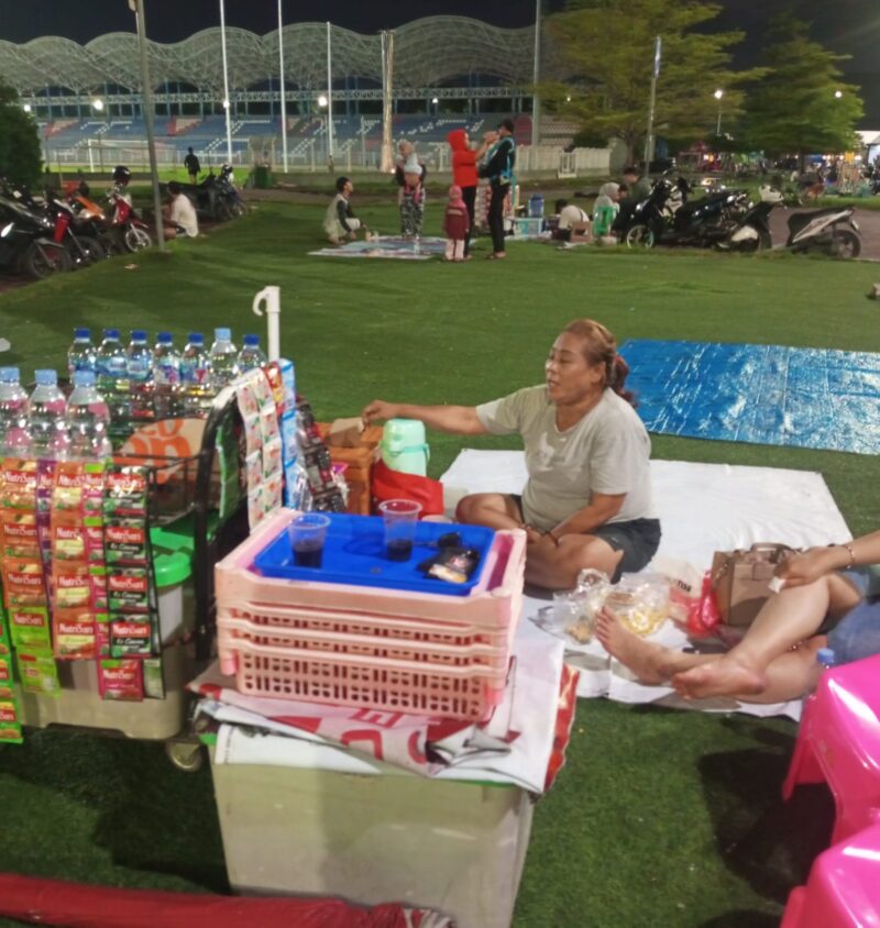 Sepekan Ramadhan, Lapangan Benteng Kota Tangerang Sepi Pengunjung.