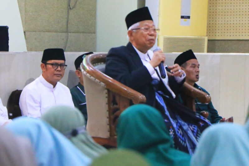 Guna Meningkatkan Kepedulian Sosial, Wakil Wali Kota Tangerang Jalin Silaturahmi dengan KH. Ma'ruf Amin.