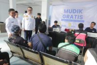Walikota Tangerang Didampingi Kadis Dishub Cek Kesiapan Mudik Gratis