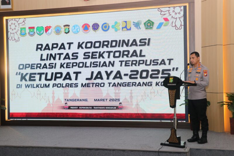 Jelang Hari Raya Idul Fitri 2025, Polres Metro Tangerang Kota Gelar Rakor Lintas Sektoral, Simak Penjelasanya