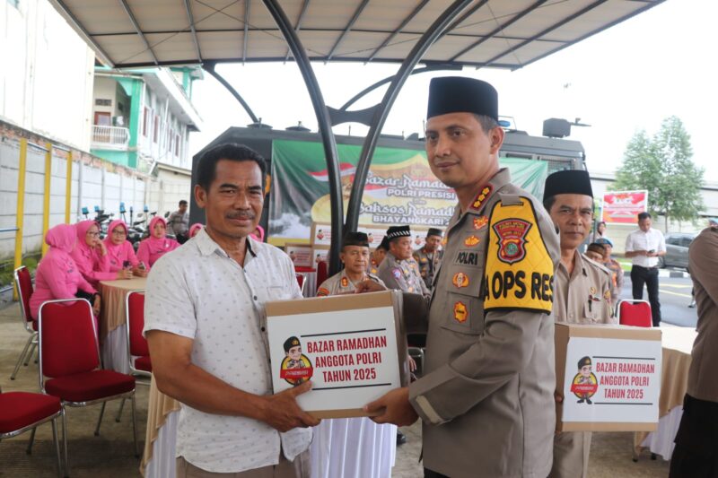 Polres Metro Tangerang Kota Gelar Bazar Ramadhan Polri Presisi 2025