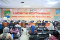 Disdukcapil Kota Tangerang Mengingatkan Pendatang Baru Segera Lapor Ke RT dan RW.