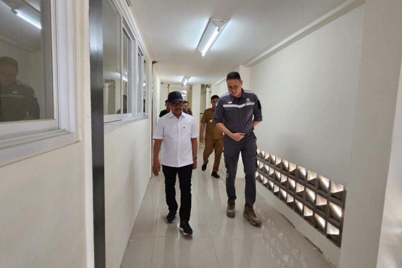 Wali Kota Tangerang Cek Kondisi Bangunan Pasar Anyar.