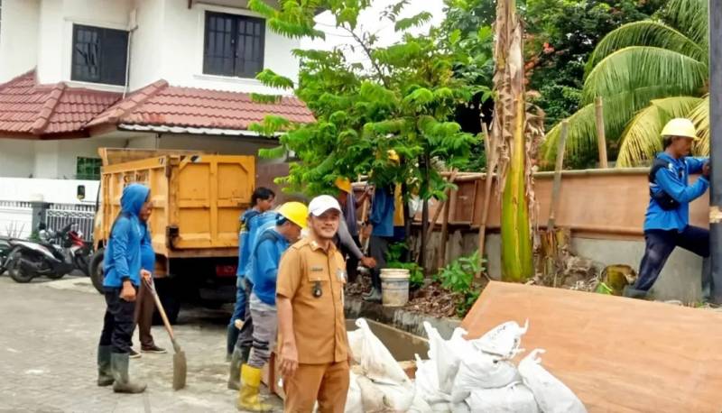 Dinas PUPR Kota Tangerang Dengan Cepat Merehabilitasi Turap Kali Cantiga