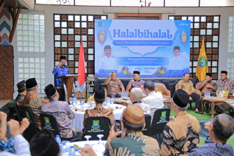 Wali Kota Tangerang Gelar Acara Halal Bihalal Bersama PWRI.