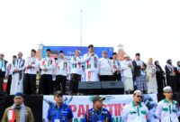 Solidaritas dan Dukungan untuk Palestina, Ribuan Warga Tangerang Padati Taman Elektrik.