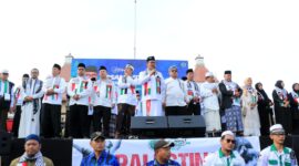 Solidaritas dan Dukungan untuk Palestina, Ribuan Warga Tangerang Padati Taman Elektrik.