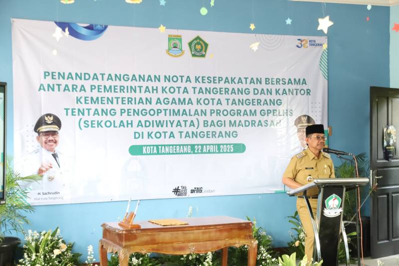 Jalin Kerja Sama dengan Kementerian Agama, MI dan MTS se-Kota Tangerang Siap Implementasikan Budaya Sehat