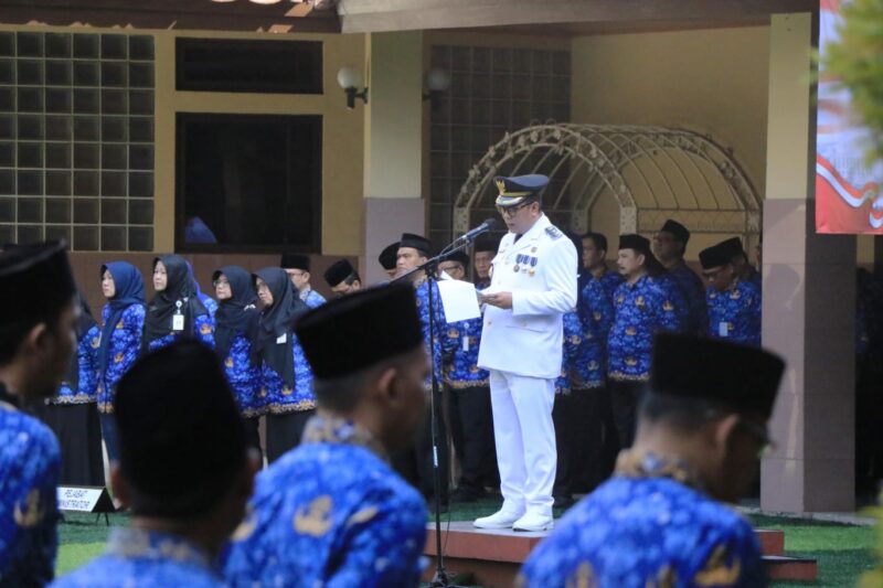 Wakil Walikota Tangerang Pimpin Upacara Peringati Hari Otonomi Daerah