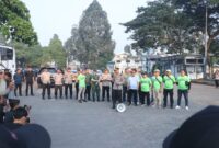 May Day, 8.557 Buruh Tangerang Menuju Monas Jakarta di Kawal Polres Metro Tangerang Kota.