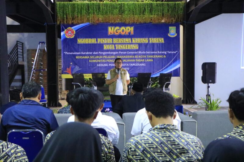 Wakil Wali Kota Tangerang “NGOPI” Bareng Karang Taruna se-Kota Tangerang.
