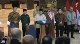 Prabowo Lakukan Peresmian Terminal Khusus untuk Jamaah Haji dan Umrah di Kota Tangerang.