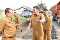 Bupati Tangerang Tinjau Perbaikan Jalan Cangkudu-Cisoka