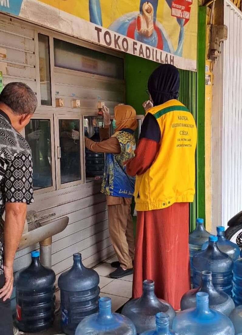 Dinkes Kota Tangerang Lakukan Pengawasan Ketat Depot Air Minum.