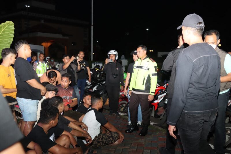 34 Orang Diduga Preman Diamankan Tim Patroli Polres Metro Tangerang Kota.