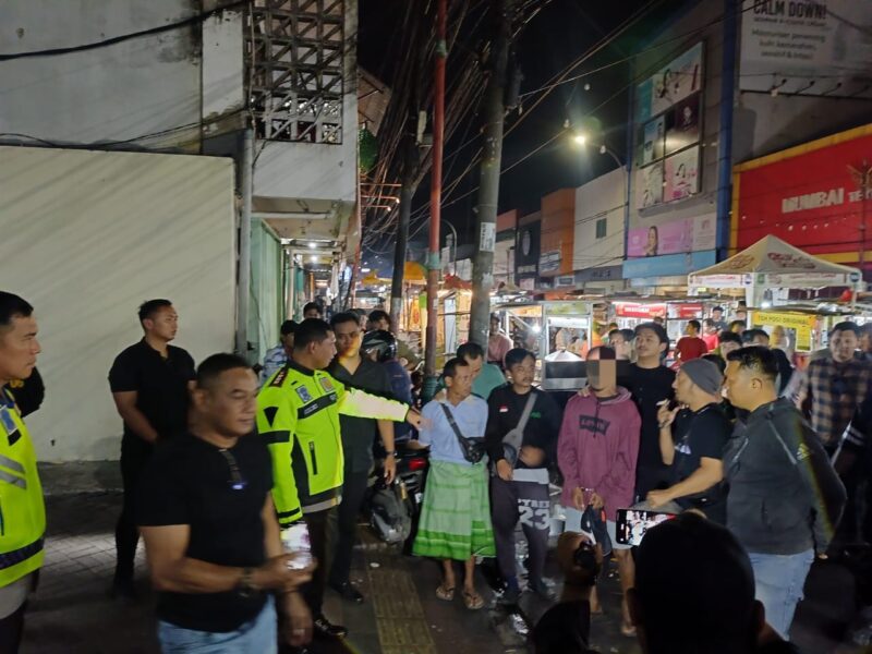 Respon Cepat, Polisi Amankan Pelaku Aksi Premanisme di Kawasan Kuliner Pasar Lama Tangerang.