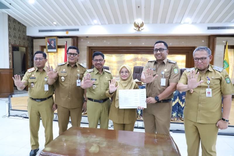 Dinkes Kota Tangerang Penandatanganan Komitmen Aksi Nyata.