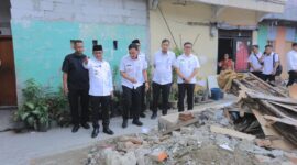 Wali Kota Tangerang Tinjau Lahan Bekas Pasar Pisang.