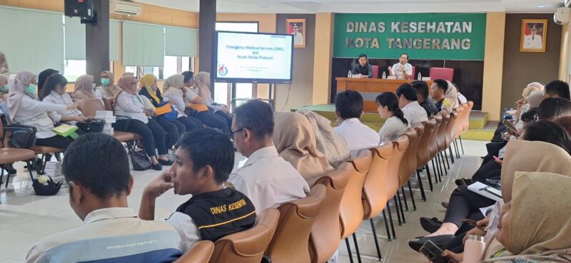 Dinkes Kota Tangerang Gelar Kegiatan Peningkatan Kapasitas Petugas Ambulans.