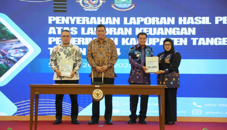 Kabupaten Tangerang Raih Opini WTP 17 Kali Berturut-Turut.