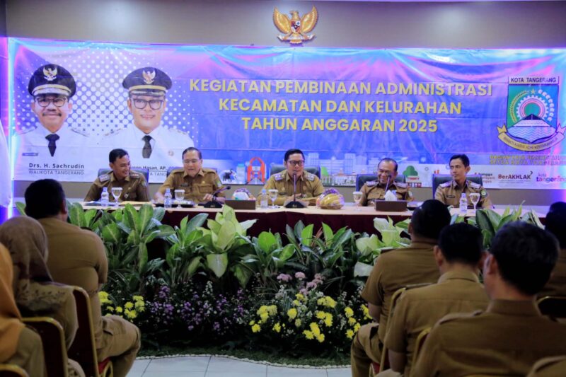 Wakil Wali Kota Tangerang Minta Camat dan Lurah Harus Adaptif dan Inovatif.
