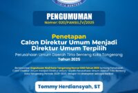 Tommy Herdiansyah Terpilih Menjadi Dirum Perumda TB