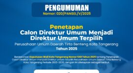 Tommy Herdiansyah Terpilih Menjadi Dirum Perumda TB