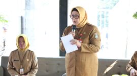 Wabup Tangerang Tinjau Gerakan Pangan Murah dan Bazar UMKM.