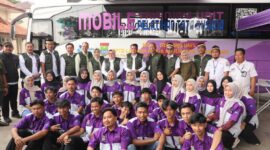 Pemkab Luncurkan Mobil Pelatihan Tata Busana UPTD Latihan Kerja Disnaker.