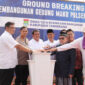 Bupati Tangerang Letakan Batu Pertama Pembangunan Mako Polsek Sepatan.