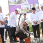 Bupati Tangerang Bersama Kapolres Metro Tangerang Kota Lakukan Ground Breaking Pembangunan Gedung Polsek Sepatan Baru.